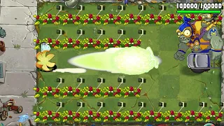 PvZ 2 Challenge - 100 Plant Max Level Vs Hero Smash Zombie 100000 HP - Who will Win ?