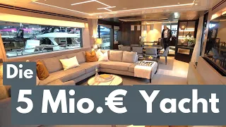 6,5 Mio.€ MEGA-HOCHSEE-YACHT! Exklusive German Television Roomtour. 26,38m Länge. Sunseeker 88 Yacht