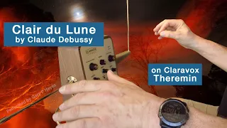 Theremin CLAIR DE LUNE by Claude Debussy. 6 months learning, played on Moog Claravox. Moon Video