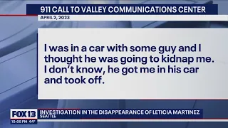 Hear the 911 calls made by Leticia Martinez's son after his kidnapping | FOX 13 Seattle