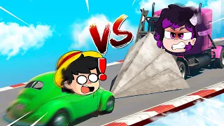 ¡AUTO NOOB vs DESTRUCTOR DE AUTOS! 😱💥 GTA 5 CARA a CARA con LOS PANAS