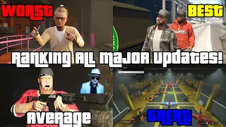 Ranking All Major GTA Online Updates From Worst To Best-10 Years Of GTA Online! 10 Year Anniversary!