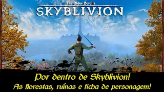 SKYBLIVION TÁ FOD@! Oblivion refeito em Skyrim por mod - As Florestas, ruínas e ficha de personagem