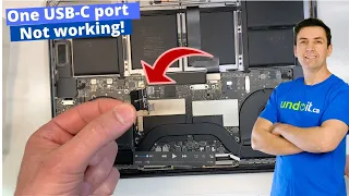 🇨🇦 USB C port on MacBook Pro A1707 BLOCKED and AND NOT CHARGING, fixed step by step - Hamad Benaicha