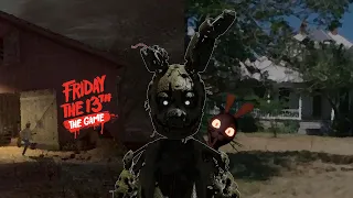 Springtrap Backs to Crystal Lake and Goes to Texas! - Friday the 13th: The Game