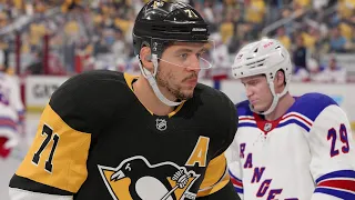 New York Rangers vs Pittsburgh Penguins - NHL Playoffs 5/13/2022 Full Game 6 Highlights - NHL 22 Sim