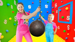 Kids Diana Show 1 Hour |  Oliver and Mom Conquer the 100 Layers Challenge