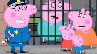 Dad, I'm Sorry! Peppa Pig's Dad Goes To Prison!!!! | Peppa Pig Funny Animation