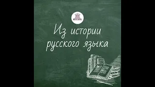 Из истории русского языка