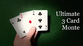 Ultimate 3 card monte NEW routine @best card tricks ever @Michael Skinner @three card scam @top scam