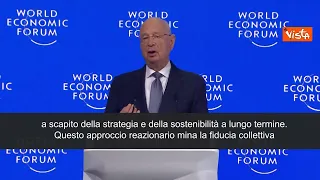 Klaus Schwab apre il Forum di Davos 2024 - Discorso integrale SOTTOTITOLATO