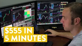 [LIVE] Day Trading | How I Made $555 in 5 Minutes...