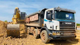 SCANIA 114c P380 Dump Truck/Excavator Cat 320gc 2021