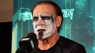 STING & DARBY ALLIN DISCUSS STING'S LAST MATCH AT AEW REVOLUTION 2024 PRESS CONFERENCE