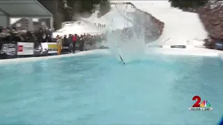 A double back flip highlights 2023 Slush Cup