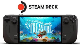 Another Crab's Treasure Steam Deck | Crab Souls-Like | SteamOS 3.5