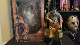 Leatherface statue by kotobukiya artfx review