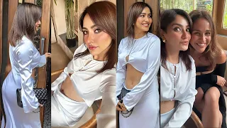 Viral Video: Neha Sharma with Sister Aisha flaunts her Figure in Satin Outfit