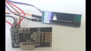 Анализатор радио спектра на Arduino + NRF24 + OLED display