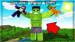 Minecraft, ale Gramy Jako HULK ! 👊 ( testuję MEGA SKOK! )