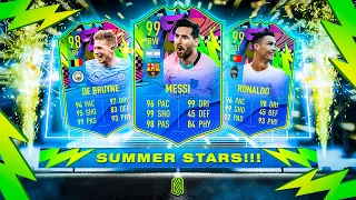 99 SUMMER STARS RONALDO, 99 SUMMER STARS MESSI & INSANE TEAM 1! - FIFA 21 Ultimate Team