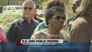 B.B. King public viewing draws lines in Las Vegas