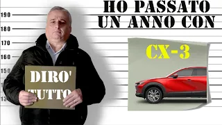 Dopo un anno con Mazda CX-3: la prova su strada con Gioa, 3 pregi e difetti principali