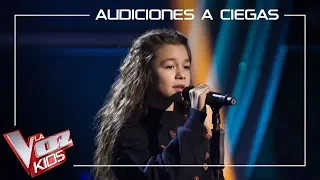 Yara Díez - How far I'll go (Spanish Version) | Blind Auditions | The Voice Kids Antena 3 2019