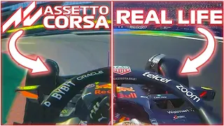 Assetto Corsa VS Real Life | 2022 Mexico Grand Prix Pole Lap