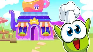 The Noms Open a Café! 🍰🍛| Cooking Disaster 😩| Cartoons For Kids - Om Nom Stories