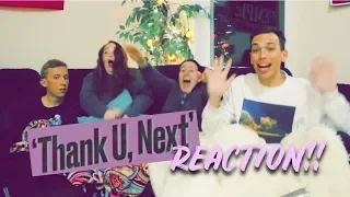 "THANK U, NEXT" REACTION