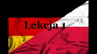 Polsko Niemiecki dla poczatkujacych - lekcja 1 - a1 a2 1-25/2000 słow