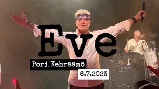 Jarkko Eve 60v Live Kehräämö Pori 6.7.2023 4K. Rakastajat teatteri Koostevideo, Dingo original 83-84