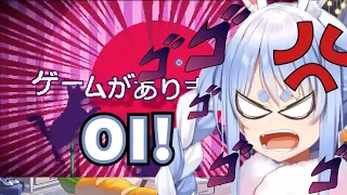 Pekora reacts hilariously to the There is No Game Japanese Interface【Hololive JP / Eng Sub】