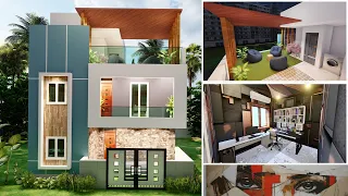 30x40 Feet Modern House Design 3D walkthrough| tamil | Vastu House, Terrace Garden - 1200 Sqft