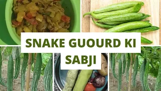 Snake guourd ki sabji #satpuli #foodlover #foodvlog