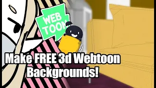 MAKING WEBTOON BACKGROUNDS EASY - With Pcon Planner - [AVIIV TUTORIAL]