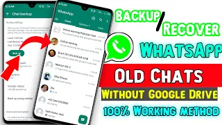 How To Backup & Restore WhatsApp Messages 2024 | How To Transfer WhatsApp Chat From Old Phone To New