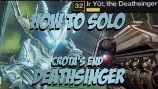 Destiny - How To Solo Crota's End Deathsinger With Any Class (After Patch)