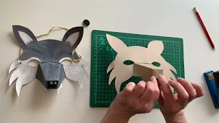 Wolf mask craft tutorial