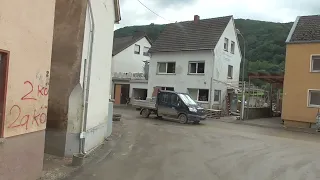 Hochwasser Katastrophe Ahr - 26.08.21 Mitfahrt Marienthal- Dernau- Rech mit LKW - Flut Ahrtal Eifel