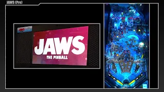 JAWS - Pro (Stern Pinball, 2024) - Live Pinball Machine Gameplay/Commentary - Old Code