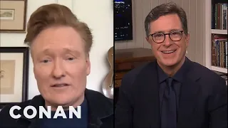 Stephen Colbert Wants To Send Conan A Birthday Present | CONAN on TBS
