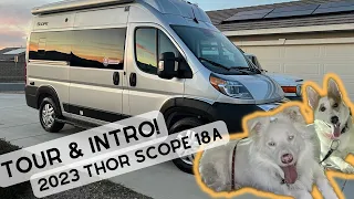 Intro/Van Tour - 2023 Thor Scope 18A