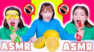 ASMR Eating Sounds No Hands VS No Food VS Closed Eyes Mukbang