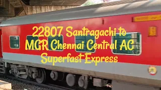 22807 MGR Chennai Central AC Superfast Express...