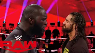 Wwe Omos Jordan Omogbehin vs Seth Rollins: Monday Night Raw Full Match 2021