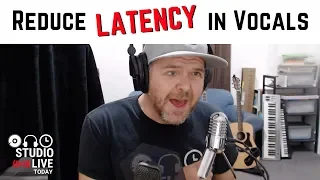 How to reduce latency (delay) when recording vocals in GarageBand iOS