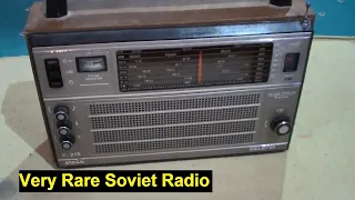 Rare Soviet Union Radio "Selena" Vintage Complete review