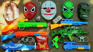 Grabbing Different Model Action Series Guns & Equipment, Realistic Sniper Battle, Military Guns mask